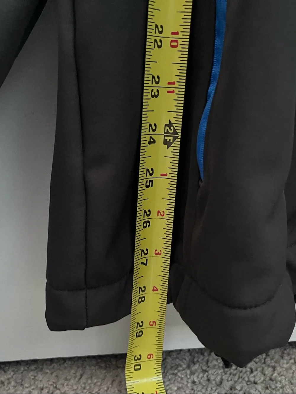 Gray and blue North face Men’s Large Full zip jacket